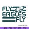 Fly eagles fly SVG