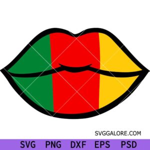 Juneteenth Lips Svg, Juneteenth Svg, Black power Svg, Black history Svg, Independence day Svg, black history month Svg, Lips Svg