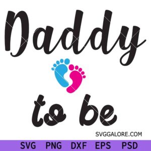 Daddy to be svg, Couples Pregnancy Announcement svg  , Expecting svg, New Dad svg, Pregnancy announcement Svg