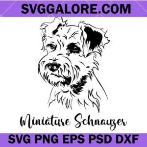 Miniature schnauzer svg, Funny miniature schnauzer svg, Dog lovers svg, Pet svg, Dog svg, Cute dog svg