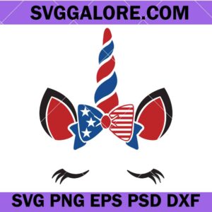 4th of july unicorn svg, kids baby svg, american svg, memorial day svg, american flag svg, patriotic svg, independence day svg
