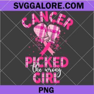 Cancer picked the wrong girl breast cancer fighter png, cancer fighter png, breast cancer awareness png, cancer png